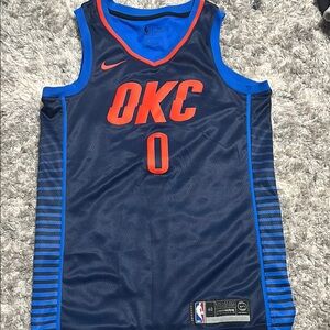Nike Dri-FIT Blue and Orange Jersey